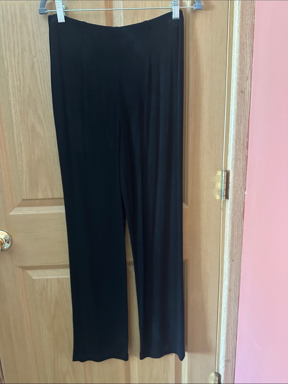 Chico's Black Wide-Leg Pull-On Pants
